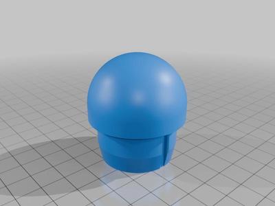 1.25" std pipe cap and knob