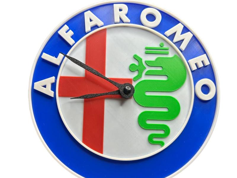 Alfa Romeo Wall Clock
