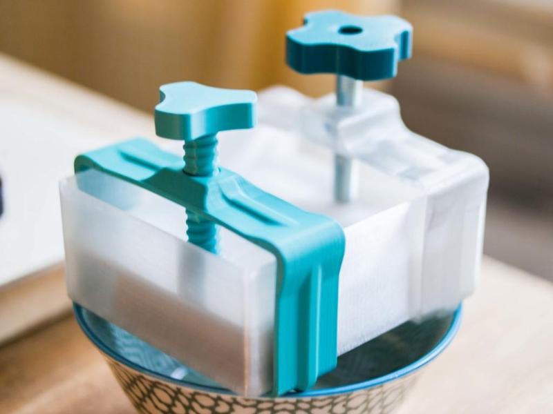 Frame Press fully printable & M10 Design - Tofu, leaves, glue ups, etc.