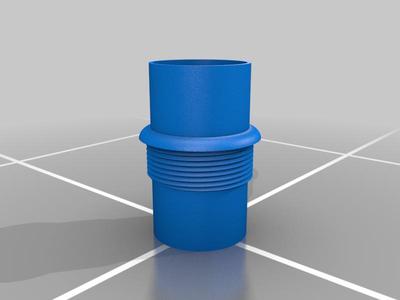 2.5in Bulk Head Tube Connector