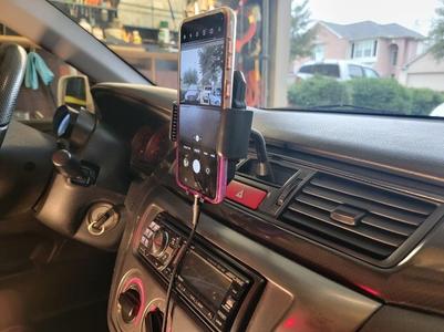 Quick release Mitsubishi Evo IX Phone mount 