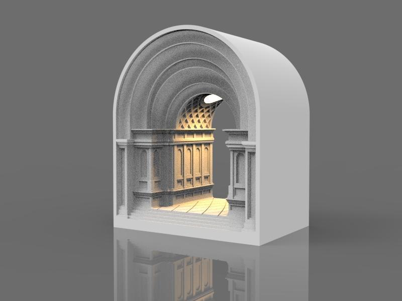 LED Lamp 001 Wedding chapel bedside lamp 婚礼教堂床头灯