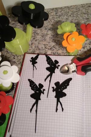 Birthday Cake Topper Fairy / Geburtstag-Kuchen Fee / Muffins !