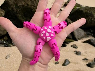 Articulated Starfish – Valentine’s Day Hearts 