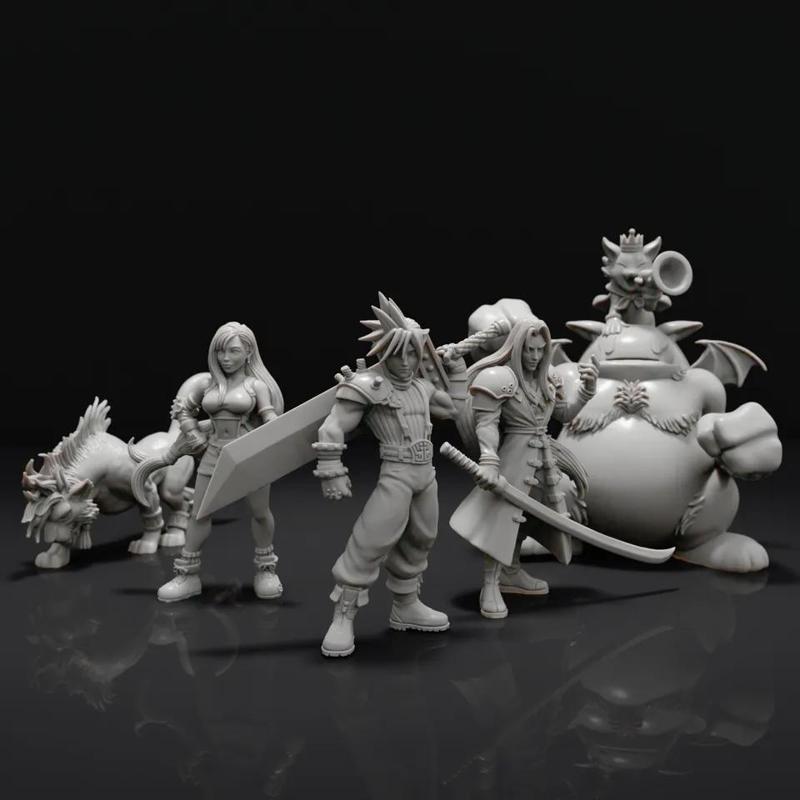 Final Fantasy VII Miniatures Collection – Bring the Iconic World to Life   