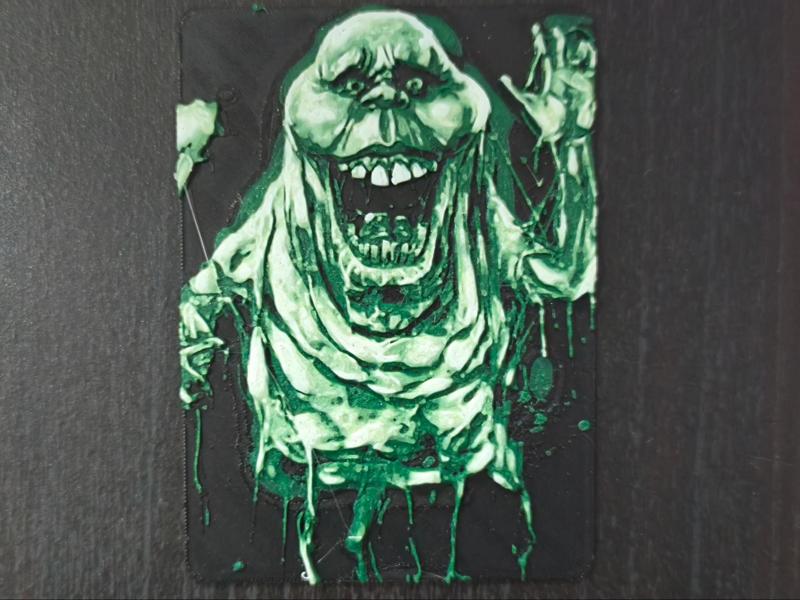 MTG Commander Deck Box inlay Slimer Ghostbusters