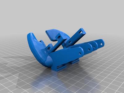 Ender 3 S1 & Ender 3 S1 Pro high performance dual 5015 fan part cooling duct