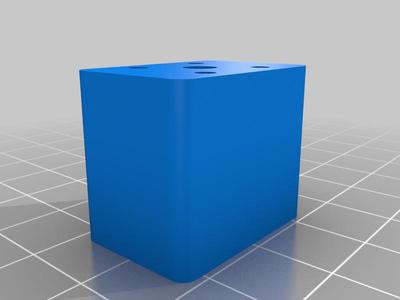 Anycubic Kossel RedLizard hotend mounting block