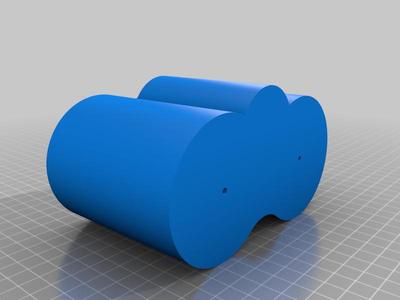 Dual Cup Holder & Pen Slot