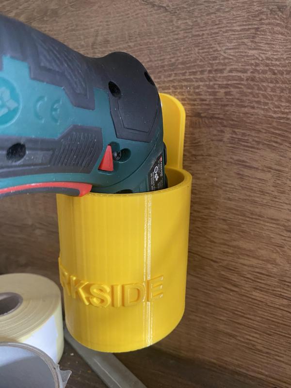 Držák  na aku šroubovák Parkside