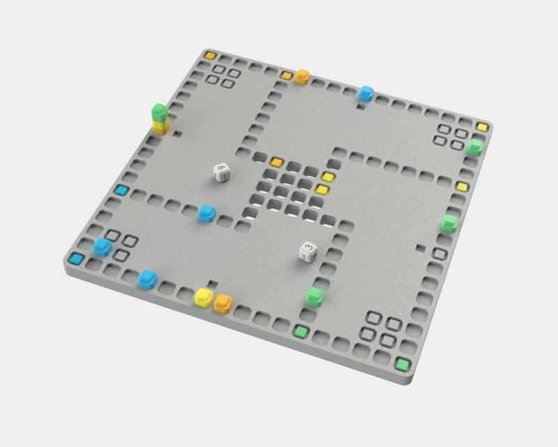 Minimalist Parqués / Parchís / Ludo