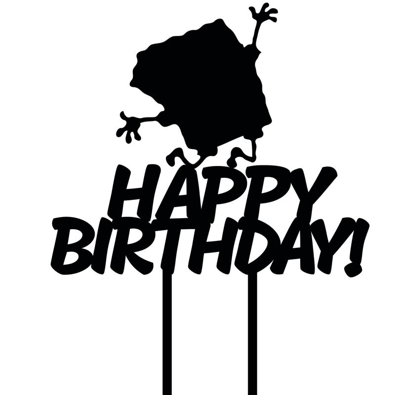 SPONGEBOB CAKE TOPPER
