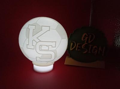 Kansas State Wildcats SOCCER BALL LIGHT