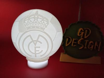 REAL MADRID SOCCER BALL LIGHT