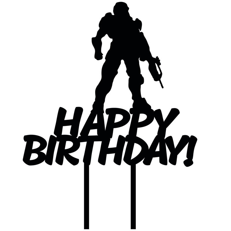HALO CAKE TOPPER