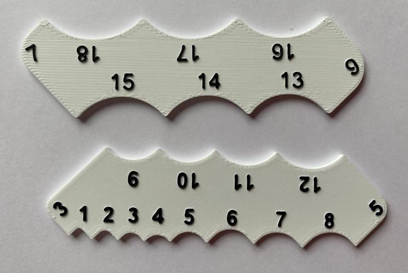 Multi-coloured Fillet Gauges