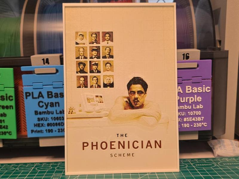 The Phoenician Scheme Movie Poster - Hueforge Art