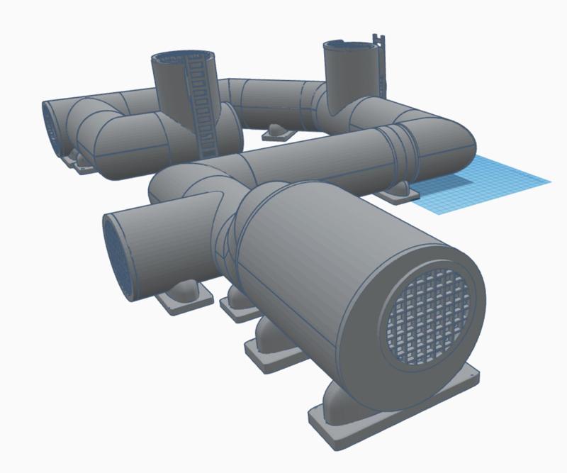 The Air Handler System - Expansion Chamber - Wargame Terrain