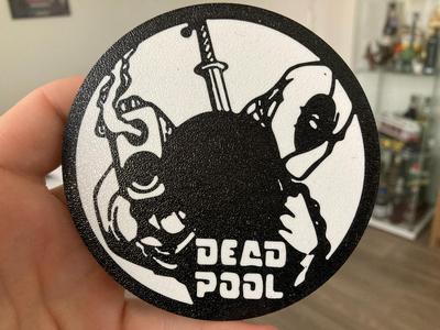 Deadpool LP design coaster