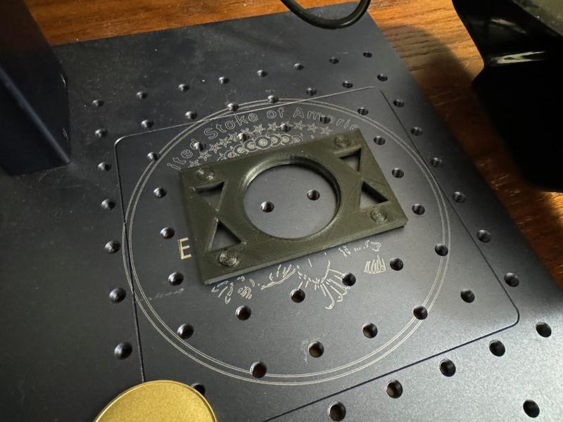 40mm Coin Jig for The Gweike G2 Fiber Laser