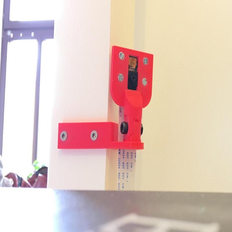 IKEA Lack Enclosure Raspberry Pi cam holder 45°