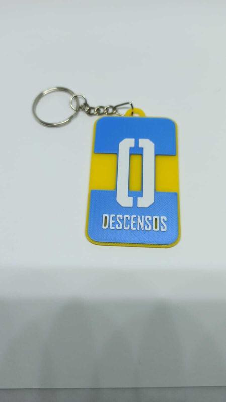 key ring - zero relegation - boca juniors