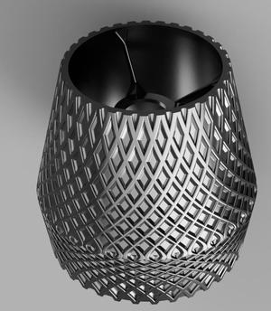 Lampenschirm / Lampshade double twistet