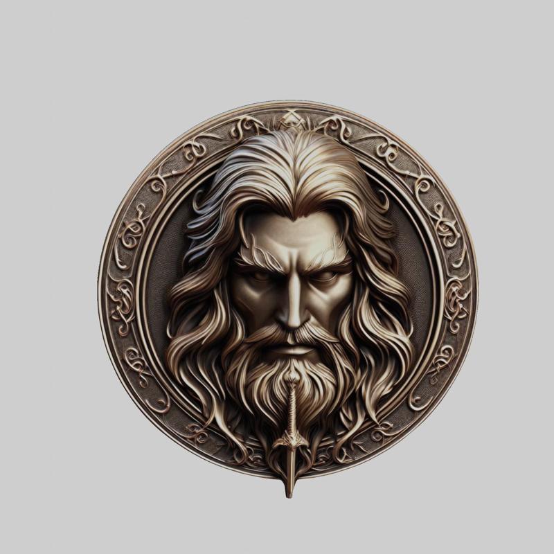 Faramir Lord of Rings Medallion for CNC Router Laser & 3D Printer