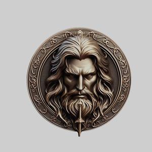 Faramir Lord of Rings Medallion for CNC Router Laser & 3D Printer