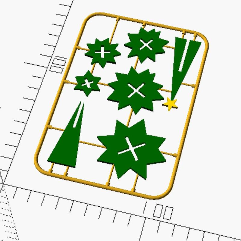 Customizable Christmas Tree on a Card
