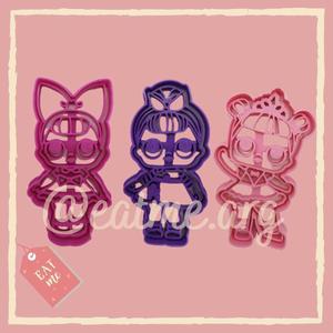 Cookie Cutter Set - LOL Dolls - Cookie Cutter Set