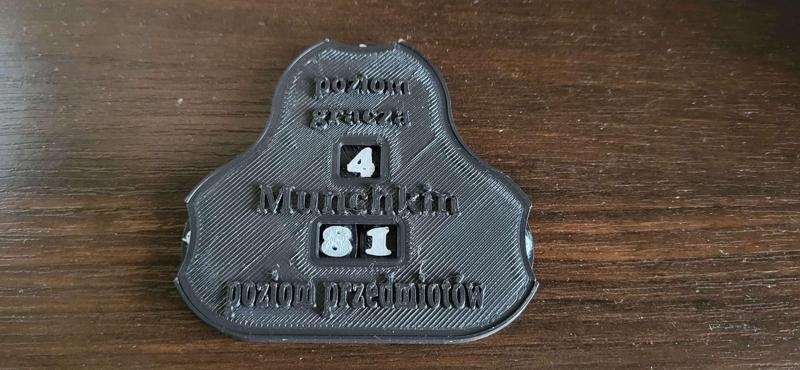 Munchkin Level Counter - Top cover with PL version