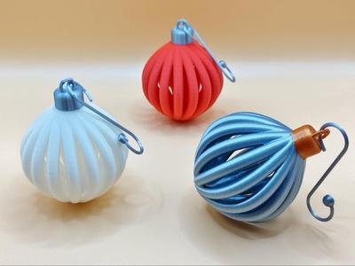 Hanging christmas ornament - no support, 0% infill