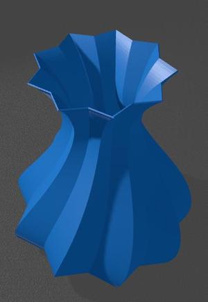 Vase Designer Blue
