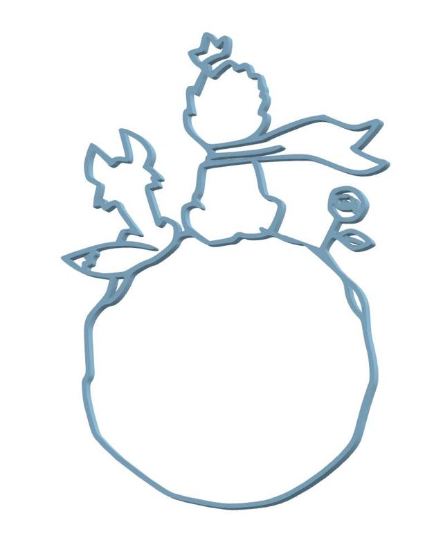 Little Prince - geometric ornament and decoration