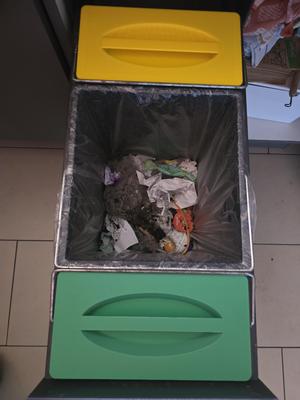 Lid for Hailo Terzett Trashbin (organic, plastic waste etc.) with handle - fits 7 Liter bins 1082479 and 1068909