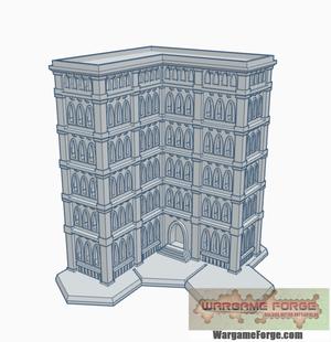 Gothic Building 40 with Hex Base GHB040
