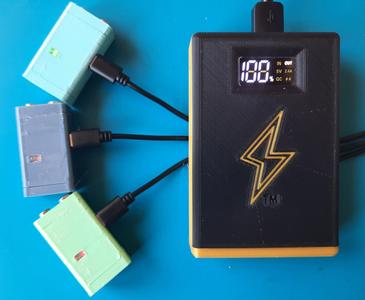 Cell REpower –DIY Power Bank from the Battery Used in a Samsung A51 4G (3890 mAh)  x2 and x3