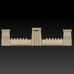 Egyptian Wall and Tower Set