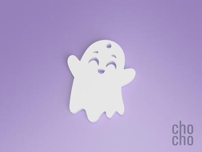 Ghost XI (One Color) Keychain or Earring