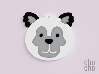 Panda Bear Ornament