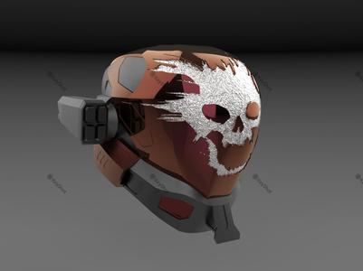 Emile's EVA Helmet w/ Attachments