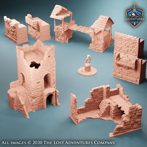Dragon-Scarred Outpost Set (5 Parts)