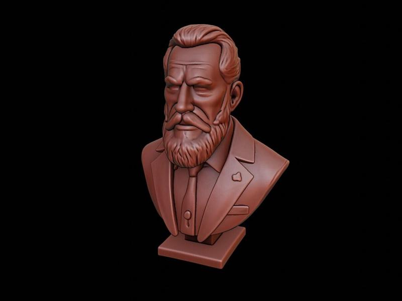 Roald Amundsen Bust