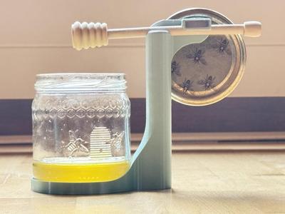honey dipper holder honiglöffel halter