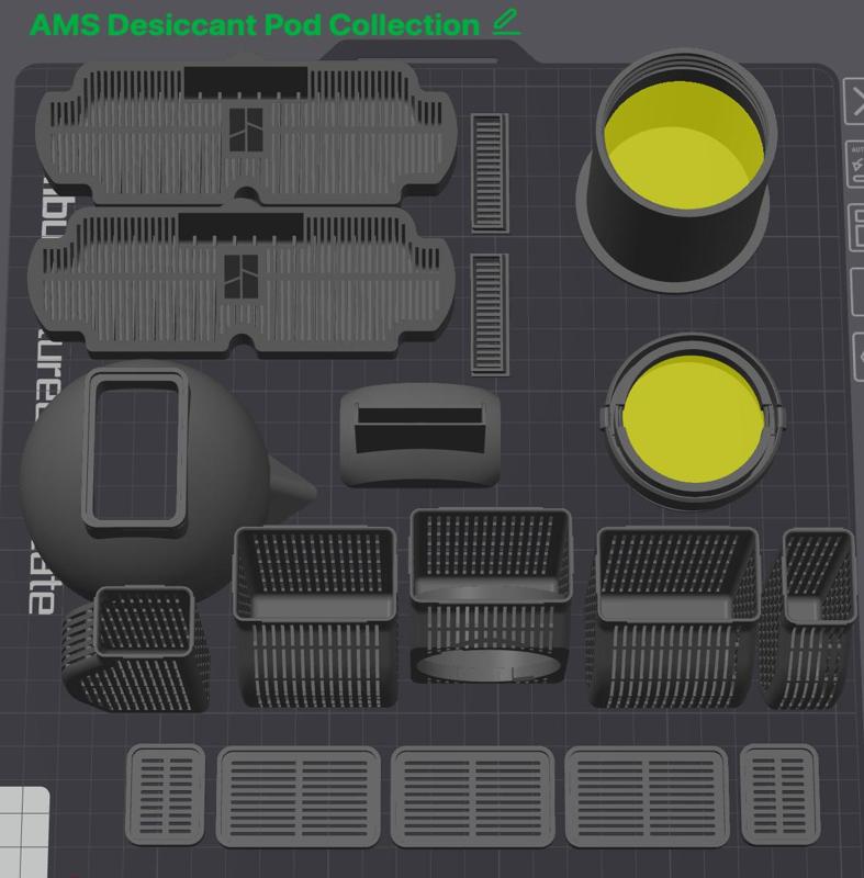 Full Set of Desiccant Pods and Funnels