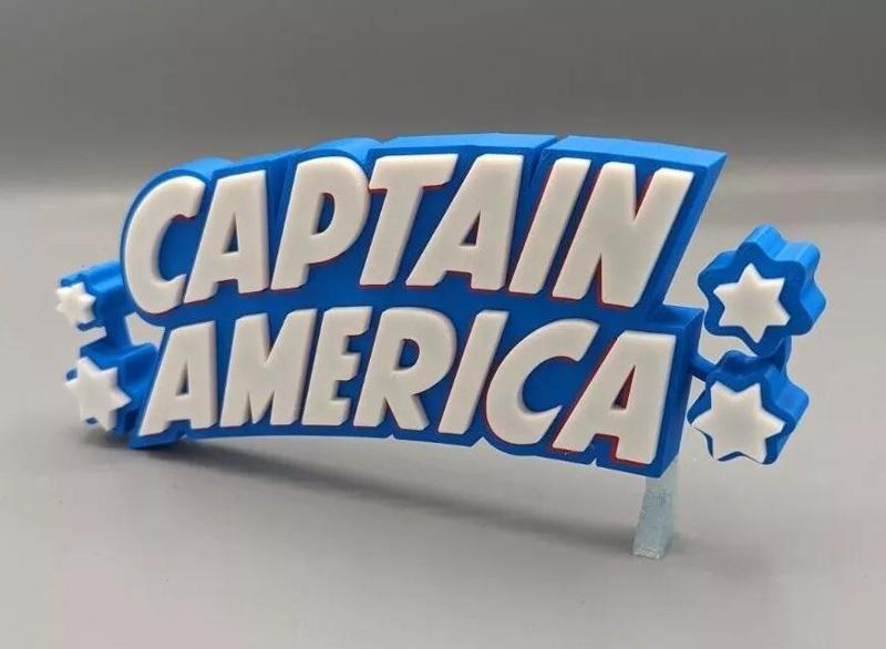 Captain America - classic 1969 comic book logo