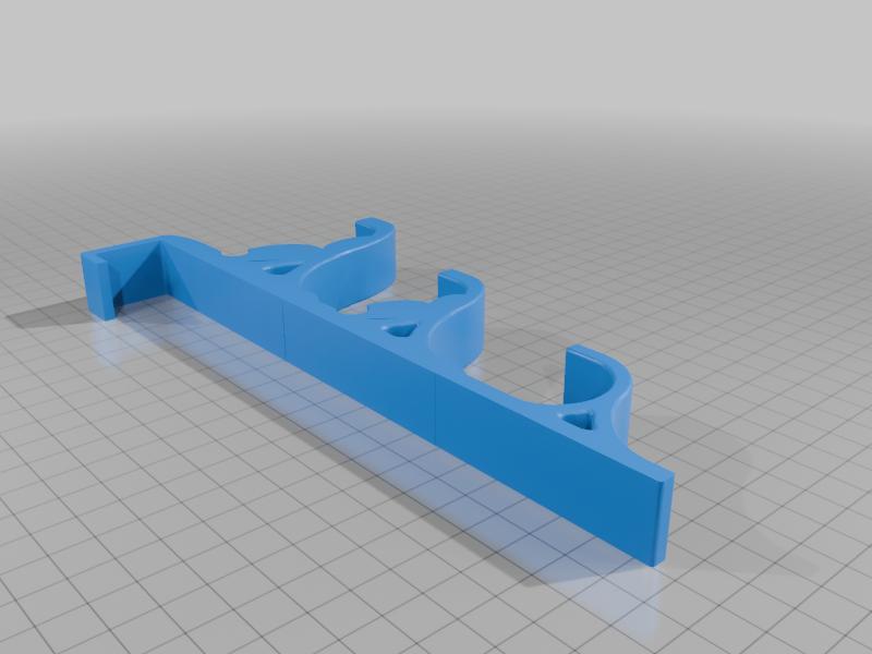 Triple hook Pax door hanger top to bottom hanger design