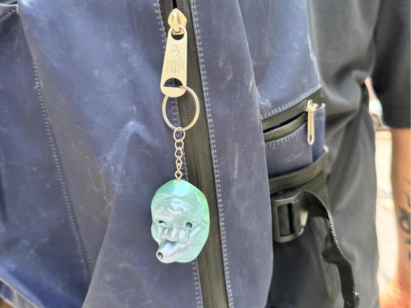 hoyotoko mask keychain, keyring