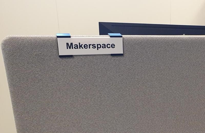 1" cubicle wall name plate